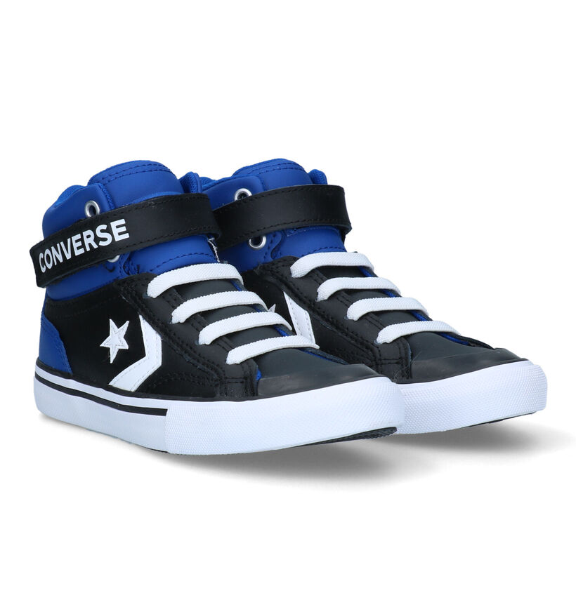 Converse Pro Blaze Strap Retro Baskets en Noir pour garçons (325483)