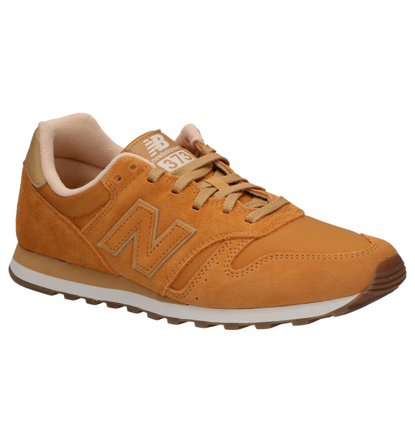 New Balance ML 373 Baskets en Bleu en daim (293564)