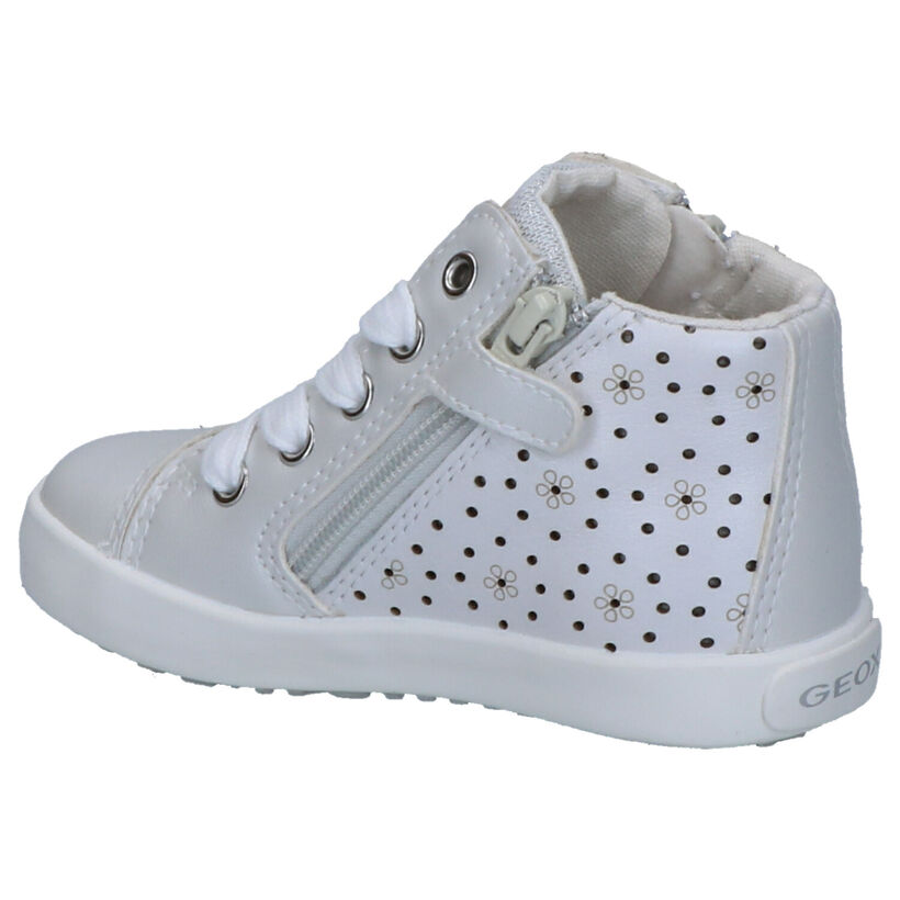 Geox Chaussures hautes en Blanc en cuir (265772)