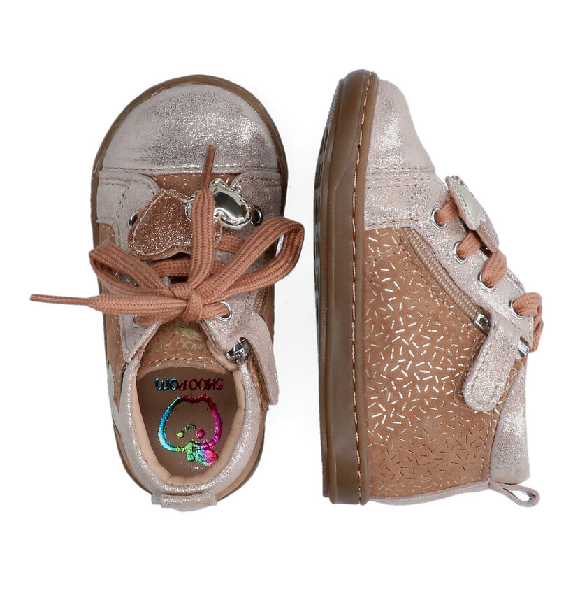 Shoo Pom Bouba Heart Camel Bottines in nubuck (314056)