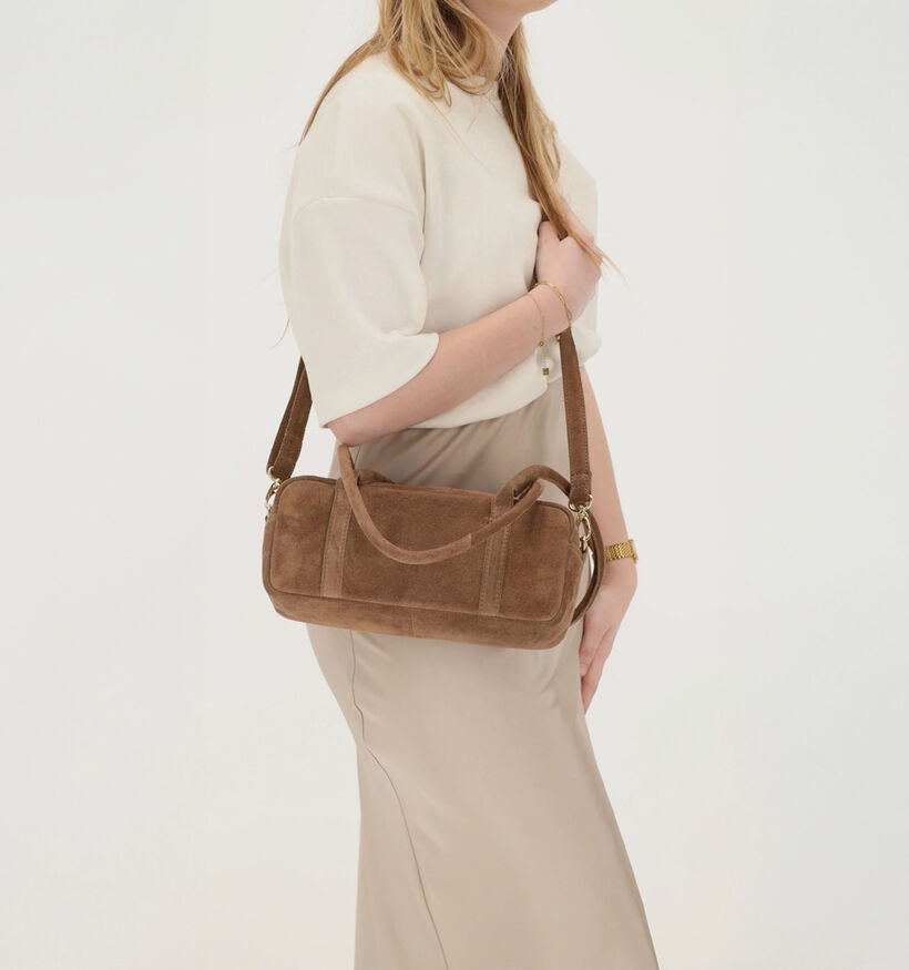 Charm London Sevilla Bruine Schoudertas voor dames (374818)