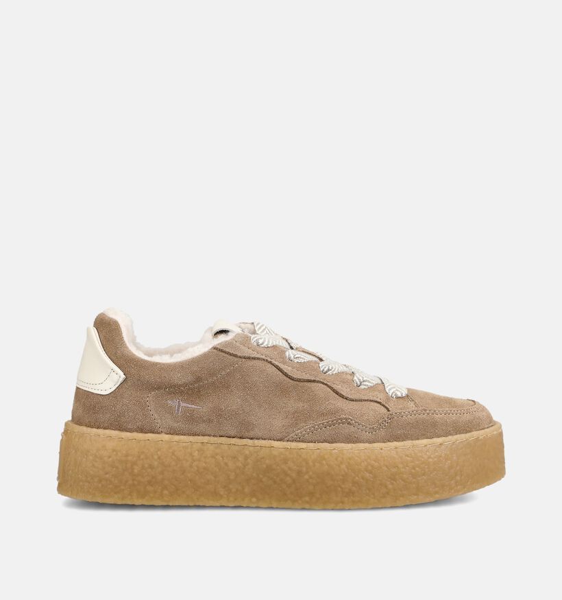 Tamaris Donkerbeige Sneakers voor dames (376673) - geschikt voor steunzolen