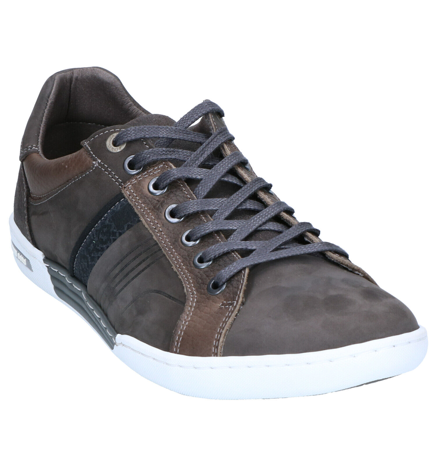 Bjorn Borg Coltrane Donkergrijze Veterschoenen Heren Lage schoenen Online op TORFS.BE
