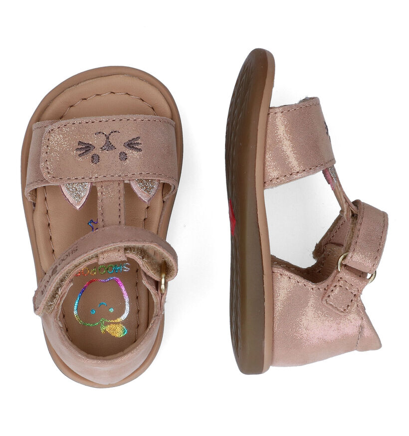 Shoo Pom Titty Miaou Sandales en Or en cuir (288585)