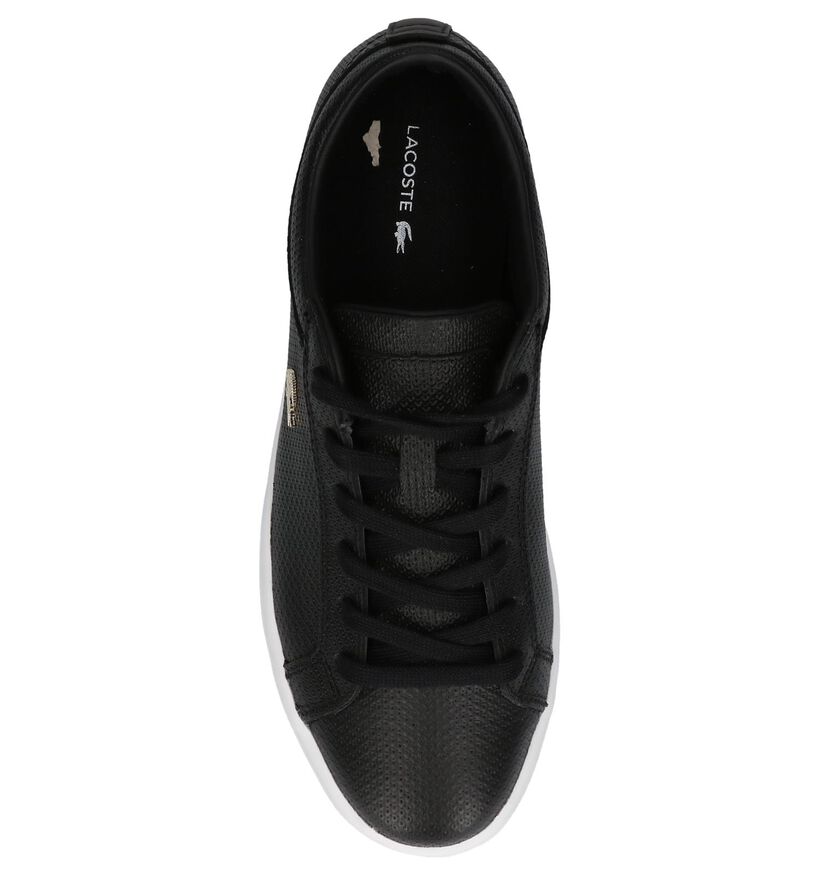 Zwarte Lage Sneaker Lacoste Straightset, , pdp