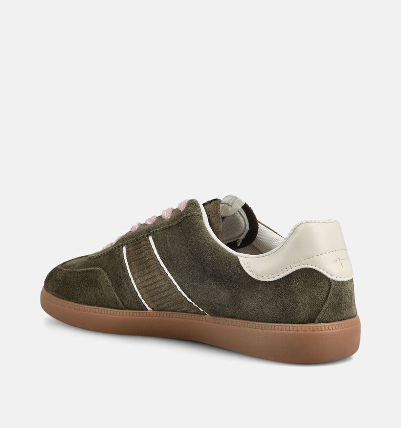 Tamaris Olijfgroene Sneakers voor dames (376664) - geschikt voor steunzolen