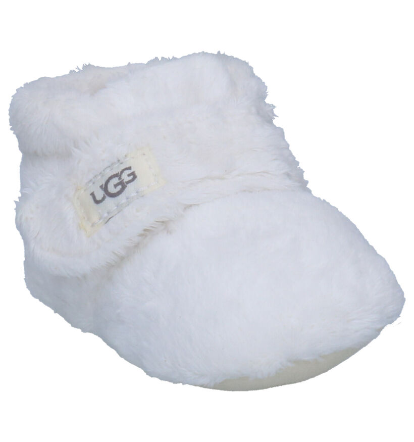 UGG Bixbee Pantoufles en Blanc en textile (254130)