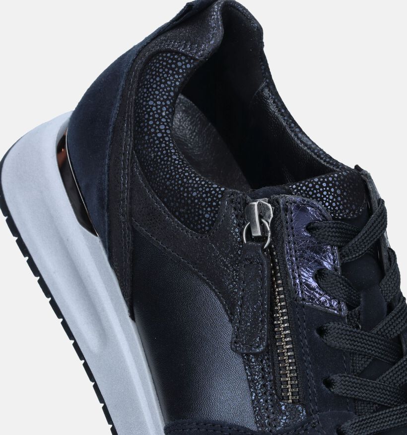 Gabor OptiFit Blauwe Sneakers voor dames (348082) - geschikt voor steunzolen