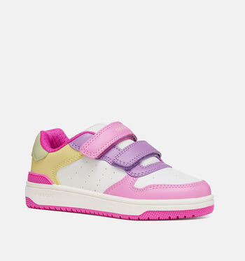 Geox Respira Low Baskets Blanc/Rose