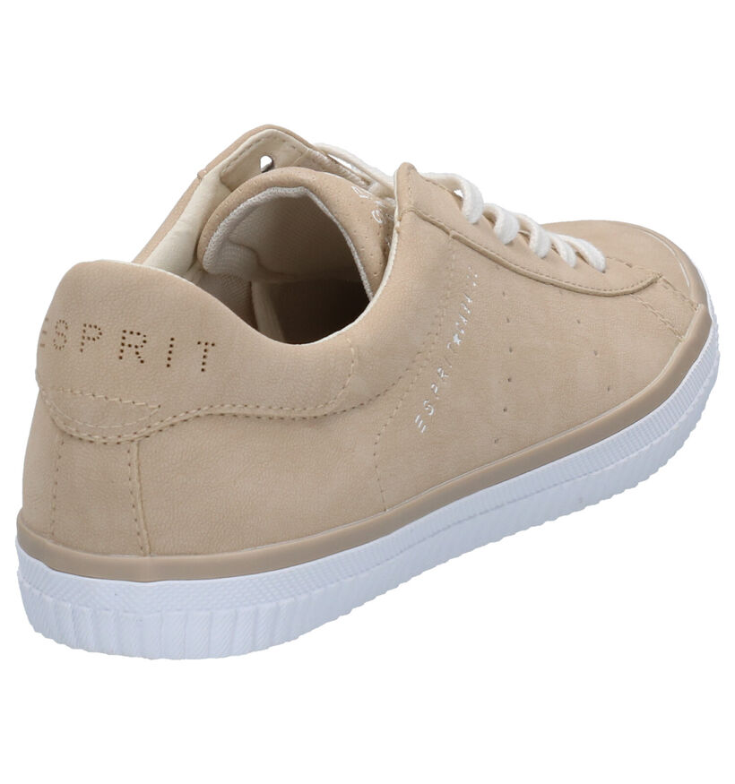 Esprit Chaussures à lacets en Beige foncé en simili cuir (276793)