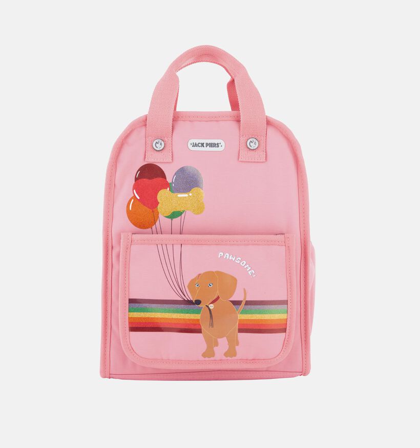 Jack Piers Dog Amsterdam Medium Sac à dos en Rose pour filles (361411)