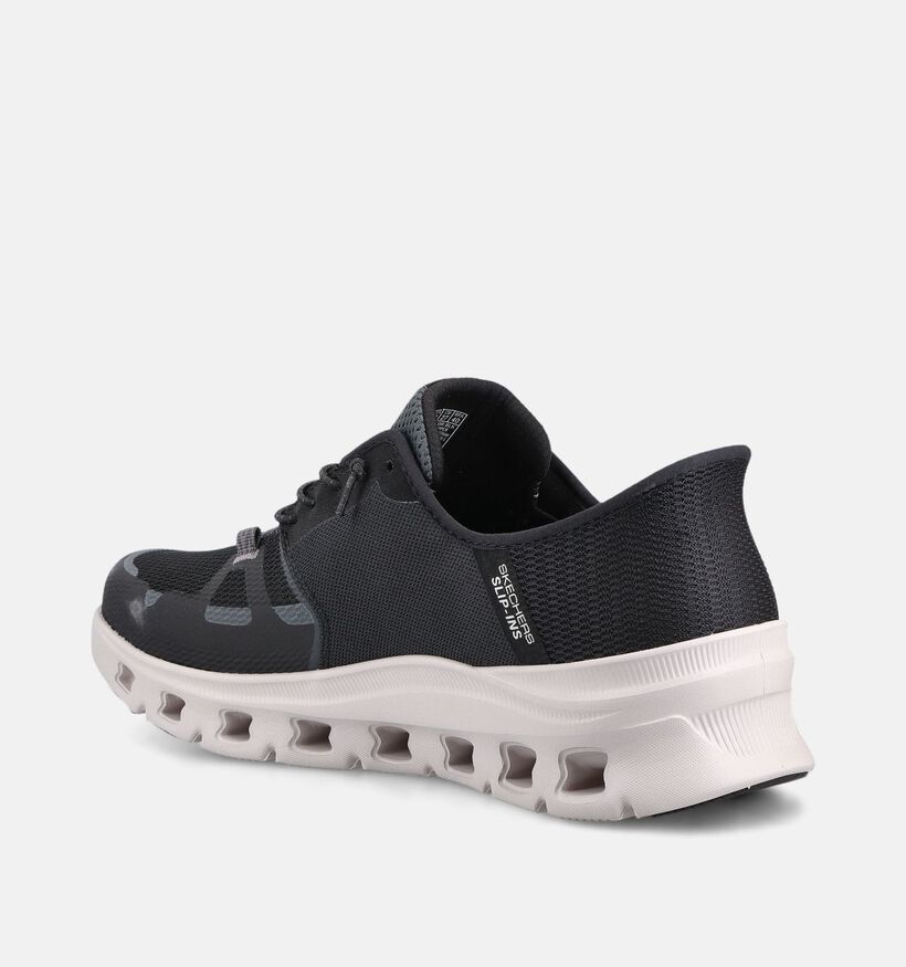 Skechers Glide-Step Baskets basses en Noir pour hommes (371076)