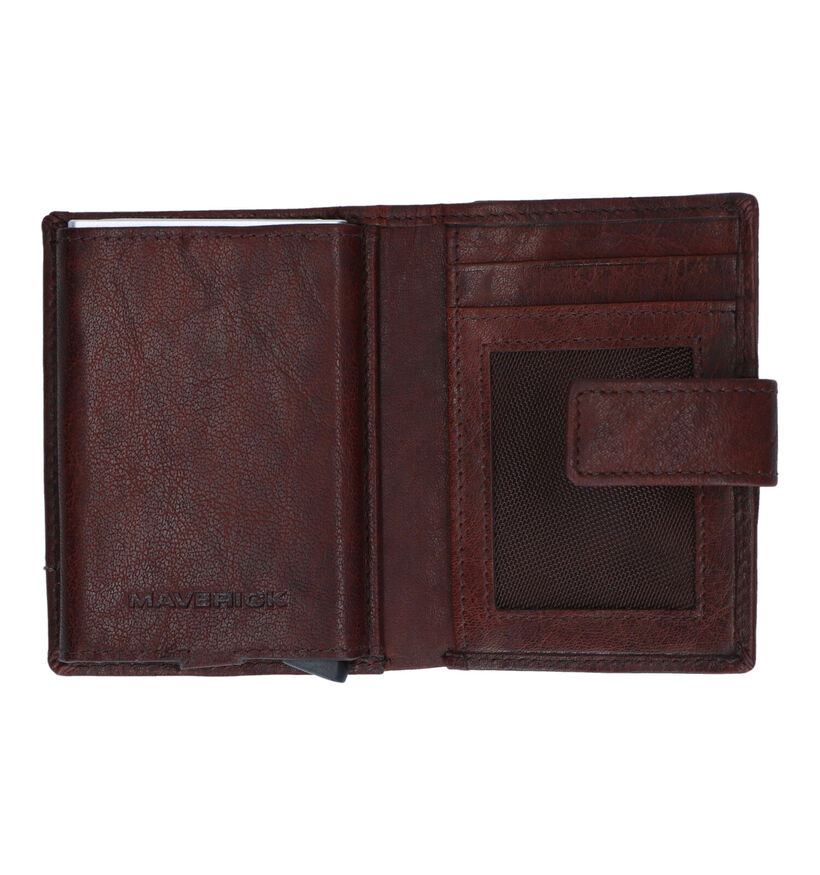 Maverick Porte-carte en Cognac pour hommes (341275)