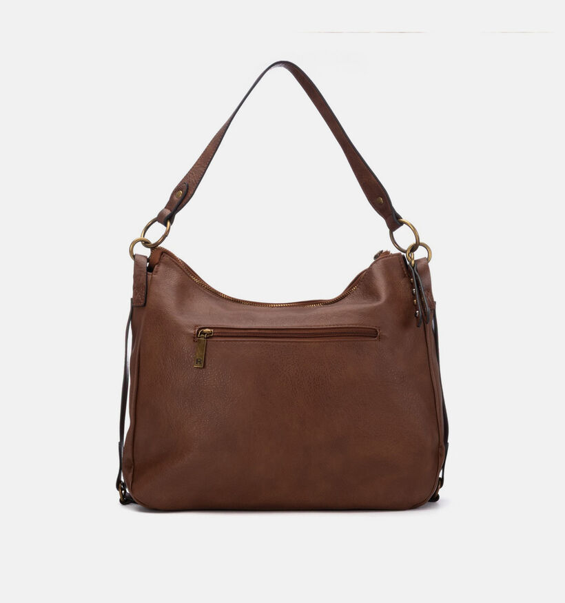 Refresh Sac &agrave; bandouli&egrave;re en Cognac pour femmes (380287)