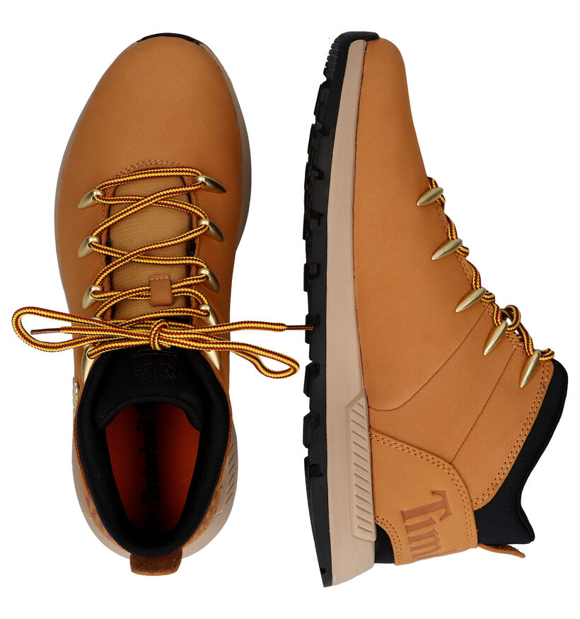 Timberland Sprint Trekker Mid Bottines en Noir pour hommes (345037) - pour semelles orthopédiques
