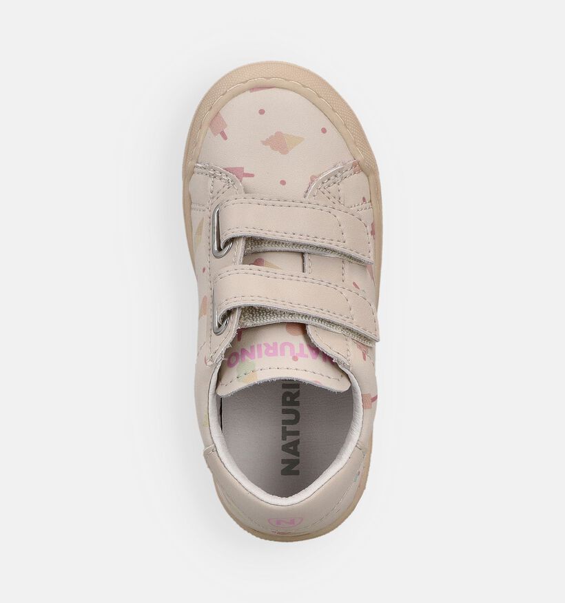 Naturino Eindhoven 2 Vl Witte Sneakers voor meisjes (371603) - geschikt voor steunzolen