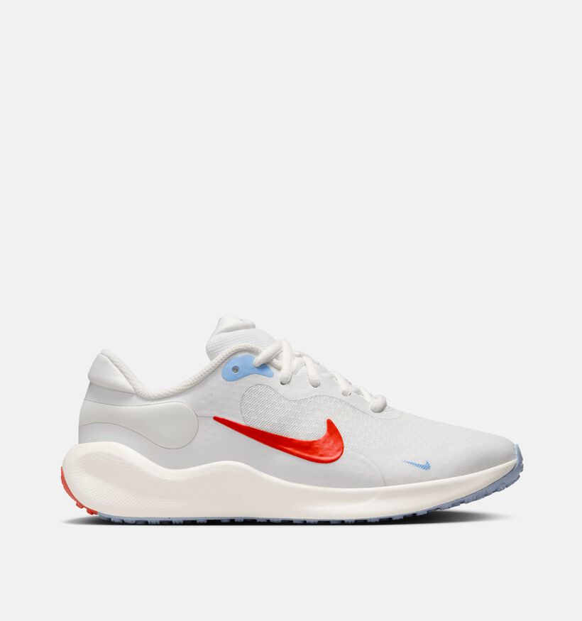 Nike Revolution Baskets basses en Blanc pour filles, garçons (357207) - pour semelles orthopédiques