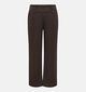 ONLY Carmakoma Sania Pantalon classique en Brun fonc&eacute; pour femmes (378401)