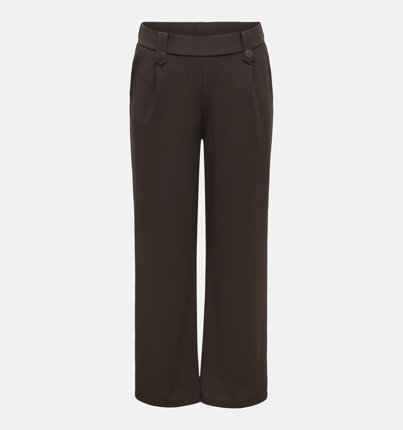 ONLY Carmakoma Sania Pantalon classique en Brun fonc&eacute; pour femmes (378401)