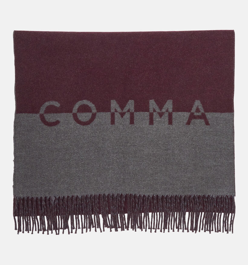 comma Ch&acirc;le en Violet fonc&eacute;/Gris pour femmes (381679)