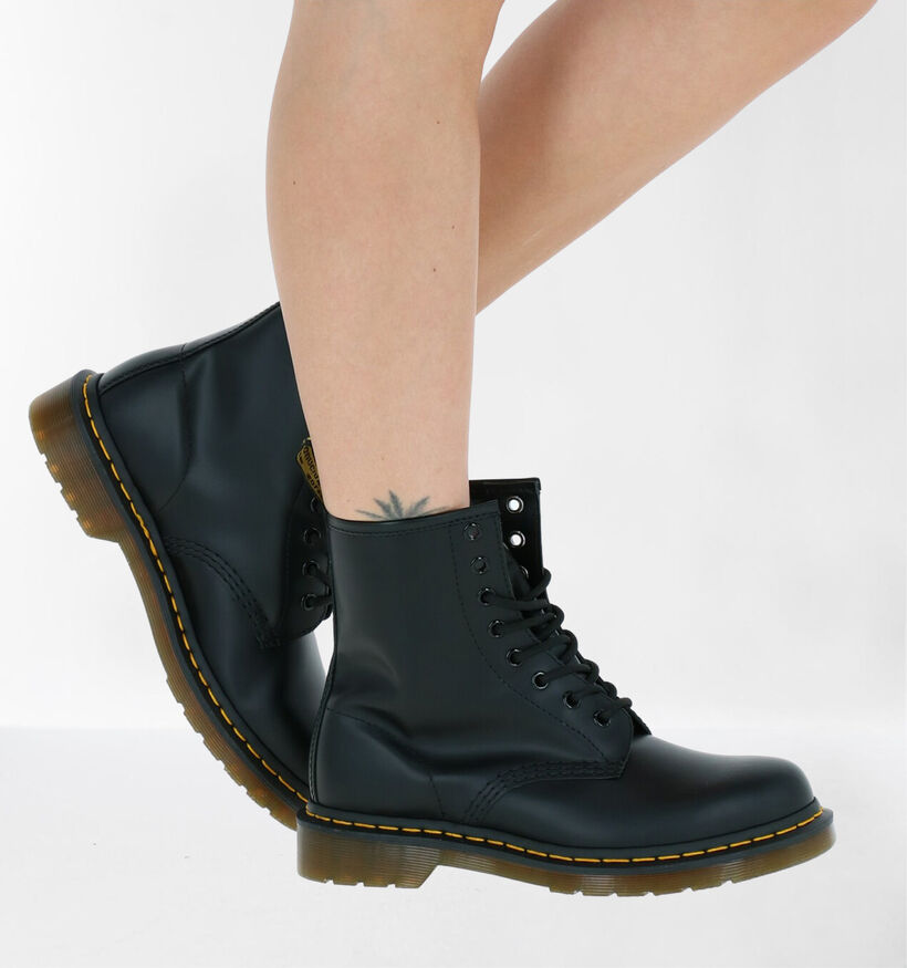 Dr. Martens 1460 Boots en Noir pour femmes (343617) - pour semelles orthopédiques
