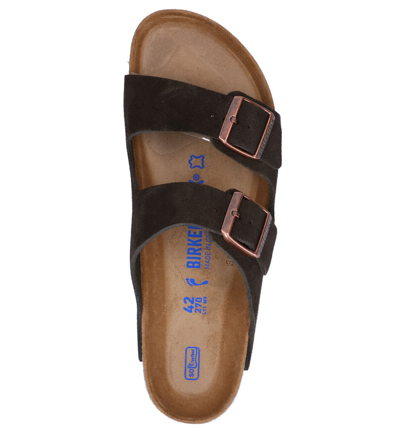 Birkenstock Arizona Grijze Slippers voor heren (330622)