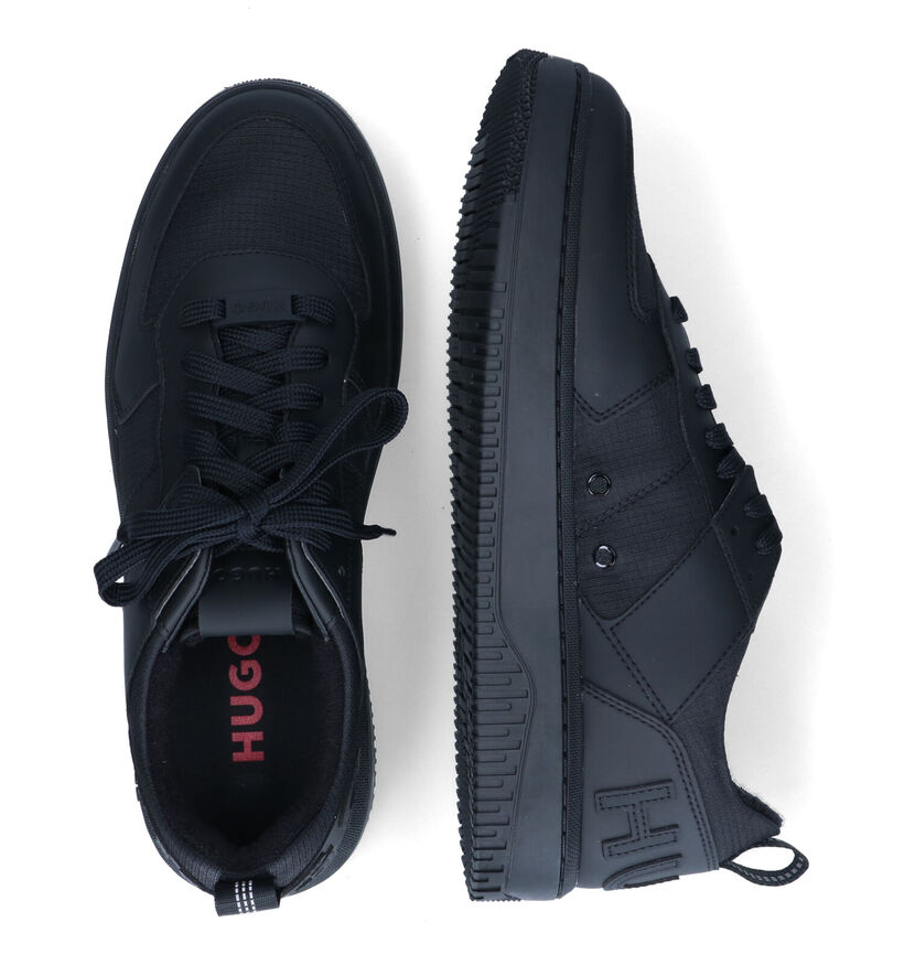 Hugo Kilian Tenn Baskets en Noir en simili cuir (314259)