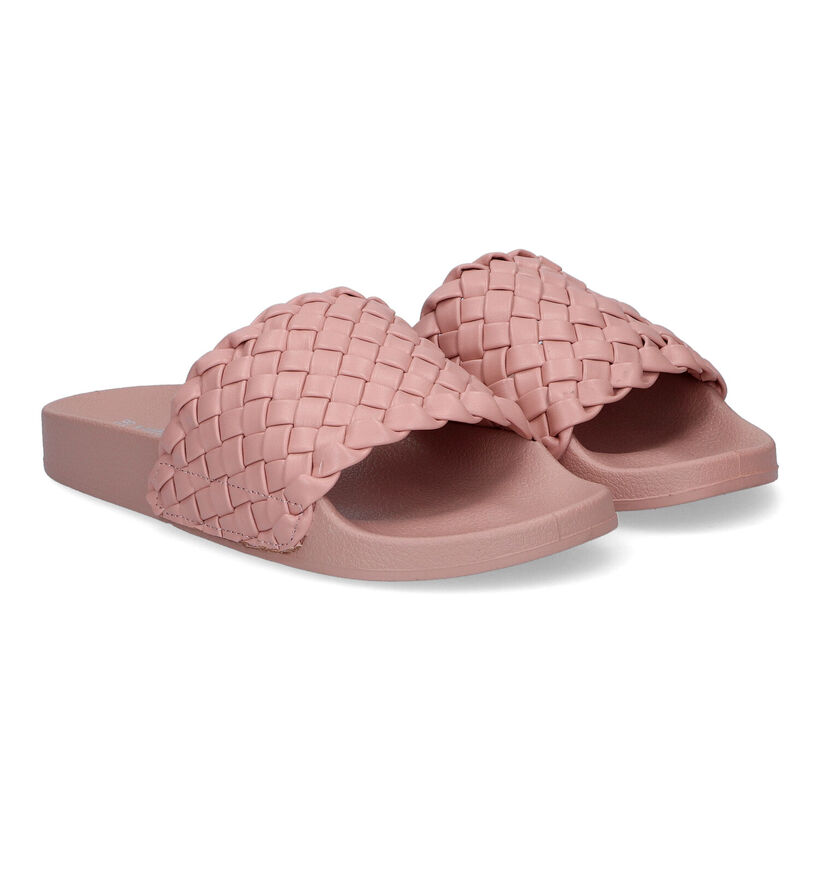 Origin Nu-pieds plates en Rose pour femmes (303400)