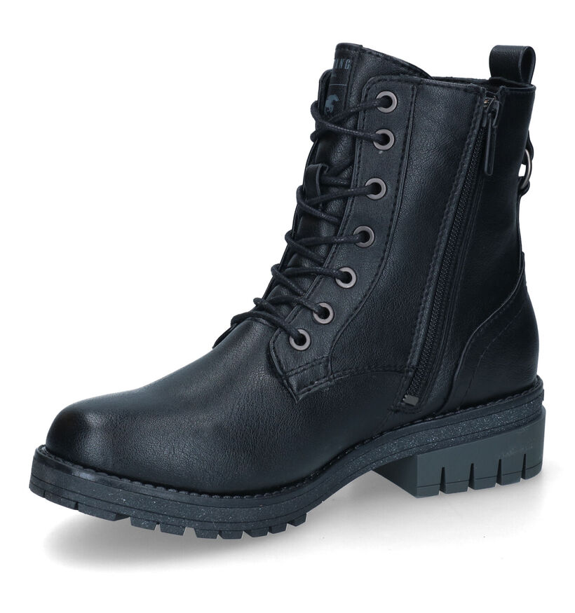 Mustang Cognac Veterboots in kunstleer (316067)