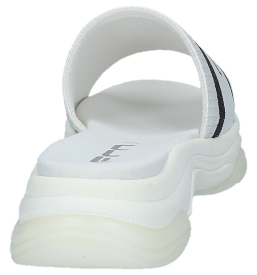 Fornarina Claquettes de piscine en Noir en textile (236929)