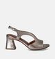 Tamaris Sandales avec talon en Or pour femmes (356952)