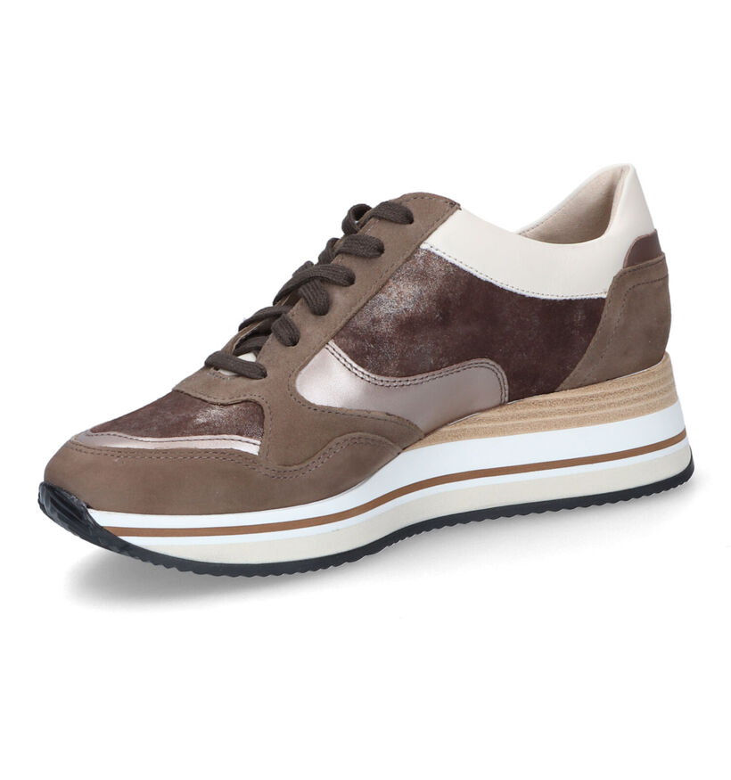 Mephisto Olimpia Baskets en Vert Kaki pour femmes (346082) - pour semelles orthopédiques