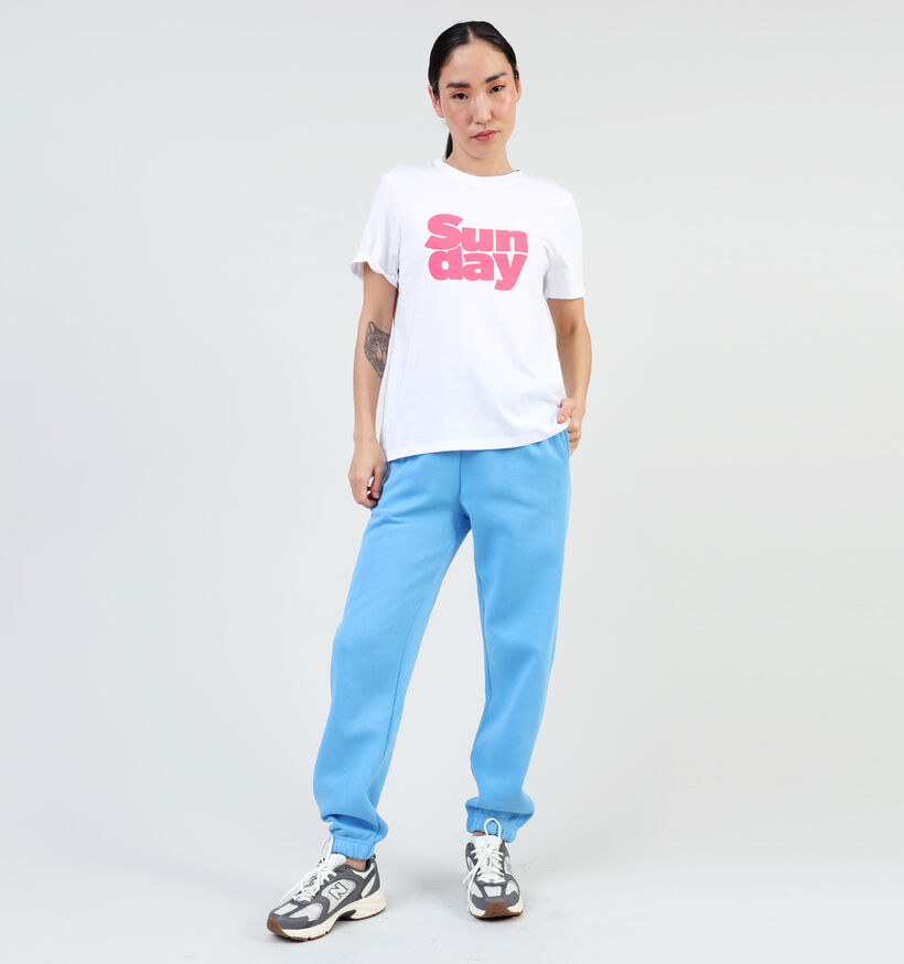 Pieces Pia Witte T-shirt voor dames (349430)