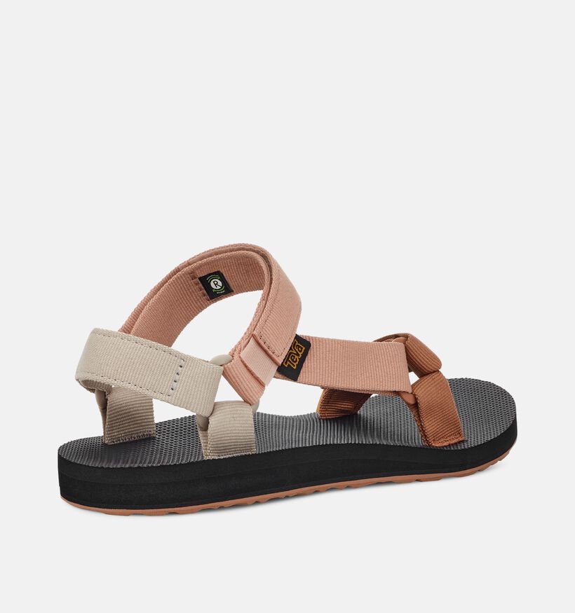 Teva Original Universal Sandales plates en Marron pour femmes (354698)