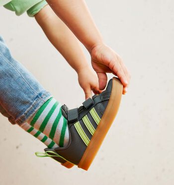 adidas VS Pace 2.0 Low Baskets Grey/ Solar Slime/ Gum/Collegiate Navy/ Team Royal Blue/ Gum 3