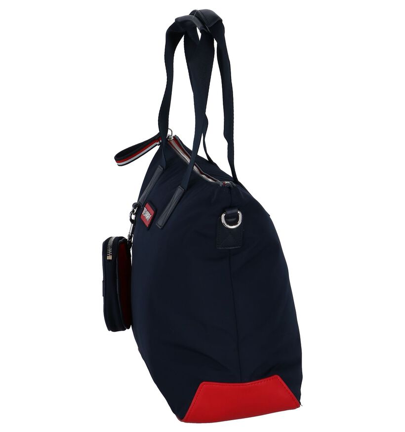 Donkerblauwe Shopper Tommy Hilfiger Varsity Nylon Tote in kunstleer (236884)