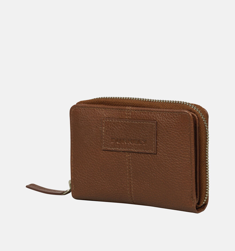 Burkely Cognac Portemonnee met Rits voor dames (380415)
