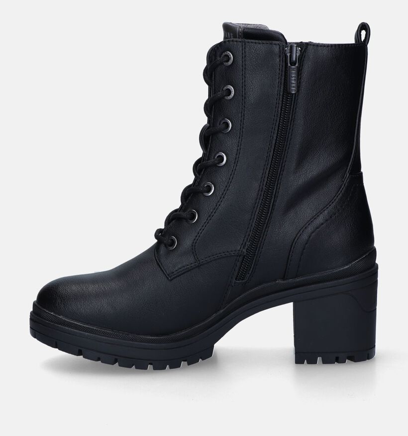 Mustang Boots à lacets en Noir pour femmes (329647)