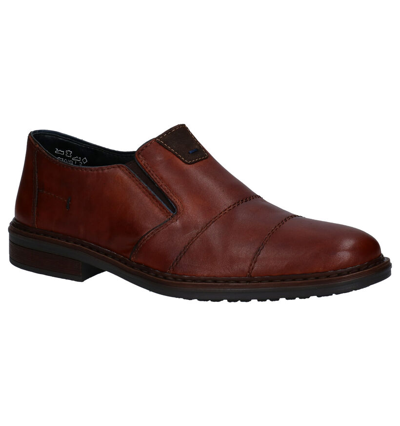 Rieker Chaussures slip-on en Cognac en cuir (277691)