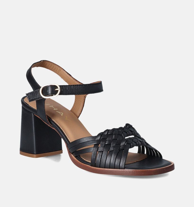 JHay Sandales à talons en Noir pour femmes (357673)