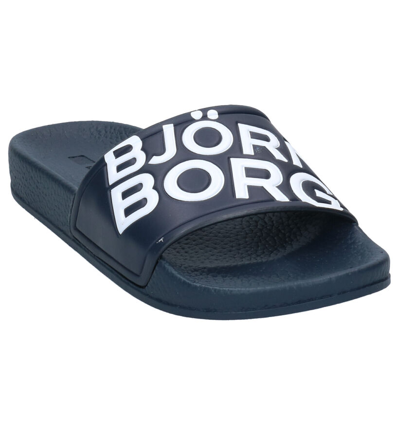 Björn Borg Claquettes de piscine en Bleu foncé en synthétique (265998)