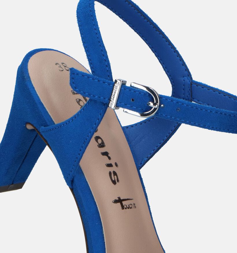 Tamaris Sandales avec talon en Bleu pour femmes (338241)