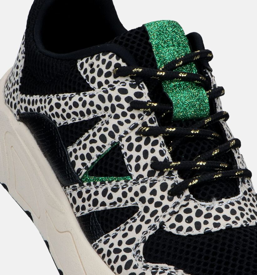 Poelman Baskets casual en Noir pour femmes (332737)