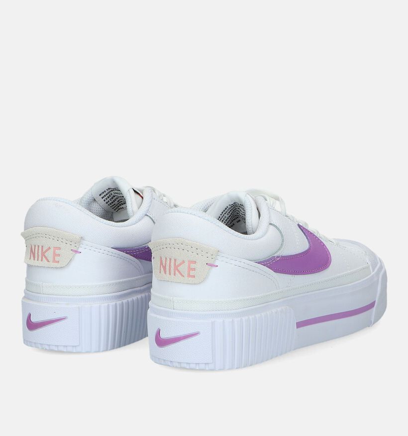 Nike Court Legacy Lift Zwarte Platform Sneakers voor dames (324635) - geschikt voor steunzolen