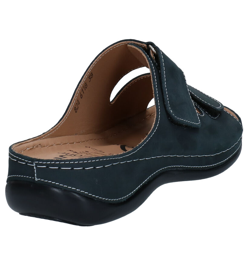 Dr. Mauch Blauwe Slippers voor dames (296434)