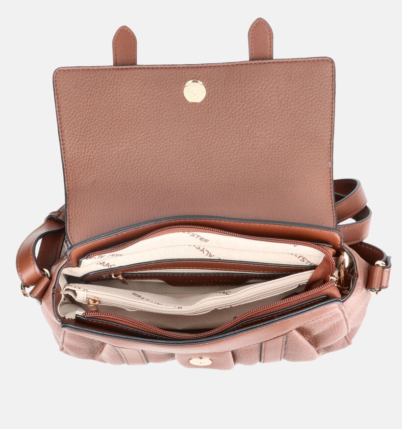 Mac Alyster Sac port&eacute; crois&eacute; en Brun fonc&eacute; pour femmes (381237)