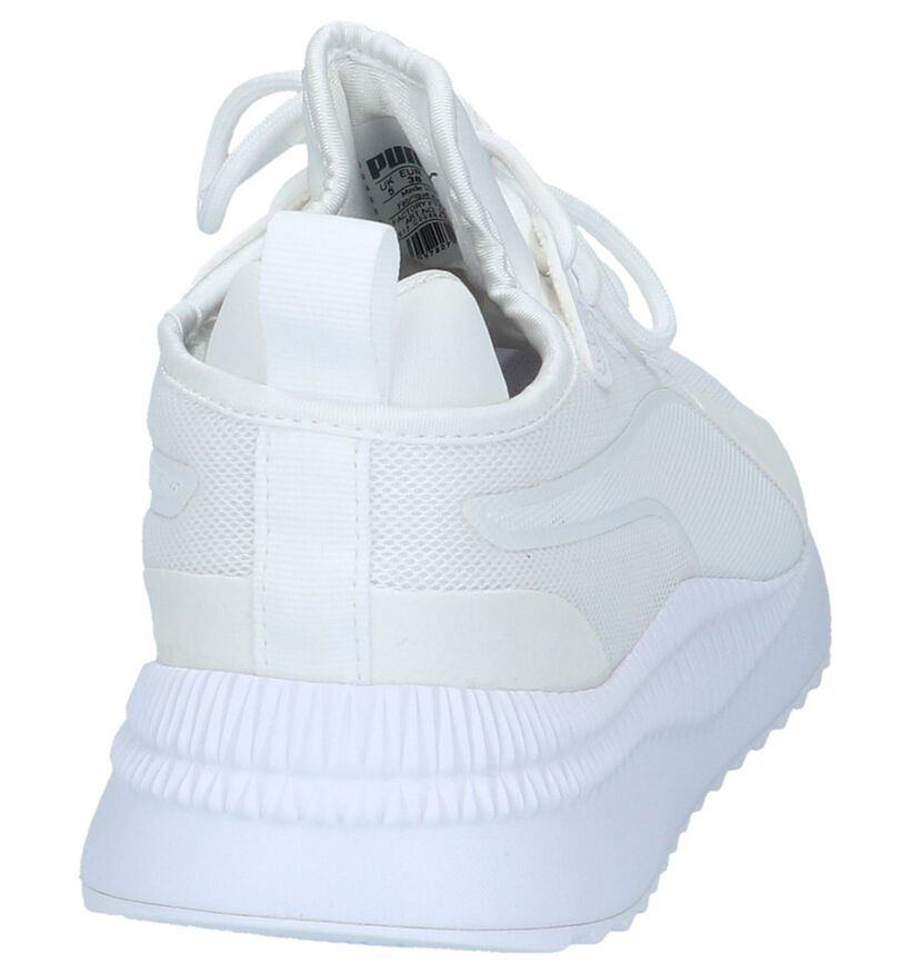 Witte Runner Sneakers Puma Pacer Next in kunstleer (209966)