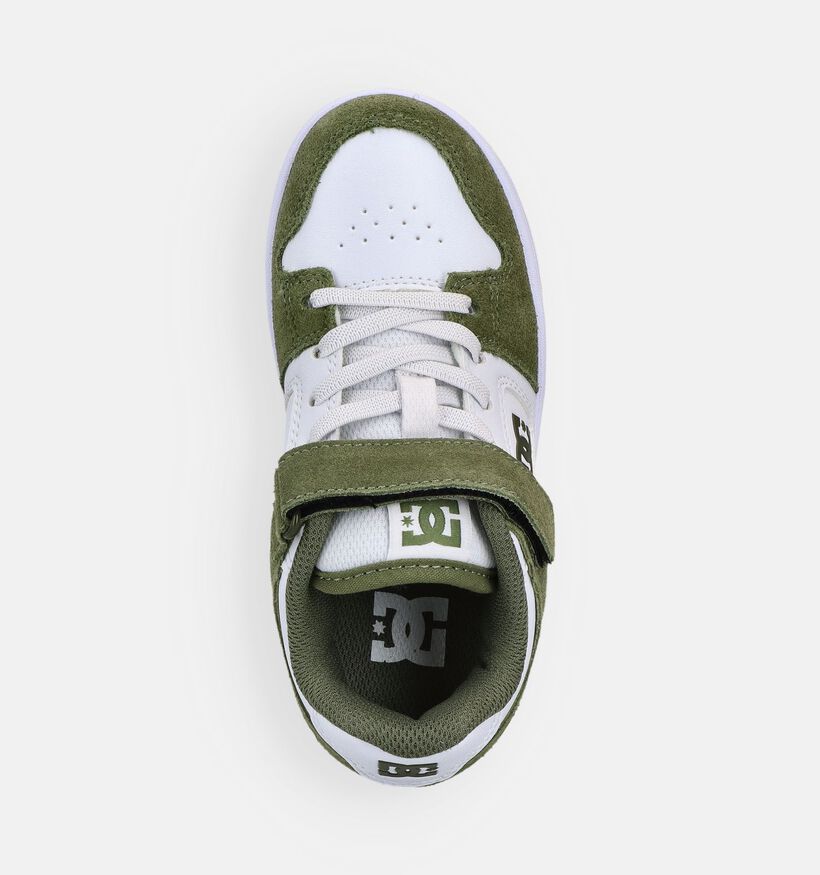 DC Shoes Manteca 4 Witte/Groene Sneakers voor meisjes, jongens (368718) - geschikt voor steunzolen