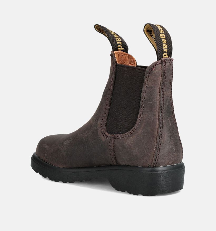 Bisgaard Donkerbruine Boots Chelsea voor jongens, meisjes (379199) - geschikt voor steunzolen