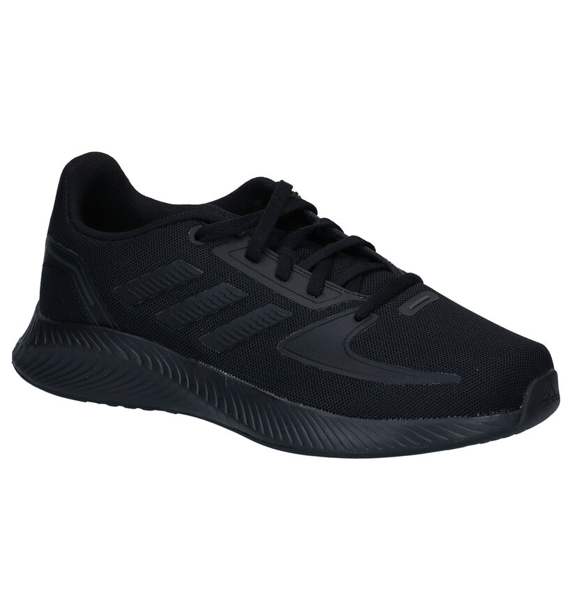 adidas Runfalcon 2.0 K Zwarte Sneakers in stof (311326)